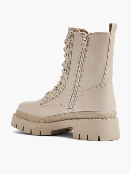 Catwalk Stivale allacciato Beige 4798 3