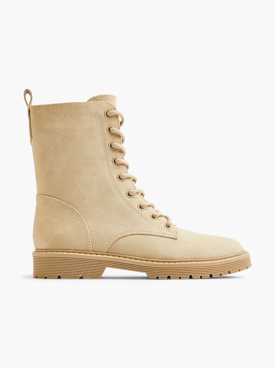 Graceland Botine cu șireturi Bej 2948 1