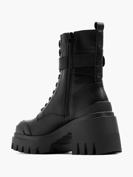 Catwalk Šněrovací boty Černá 6616 3