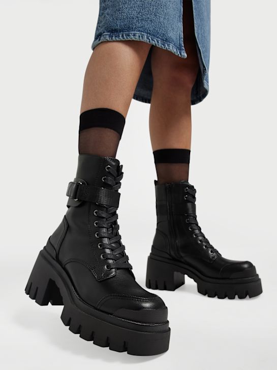 Catwalk Stivale allacciato Nero 6616 5