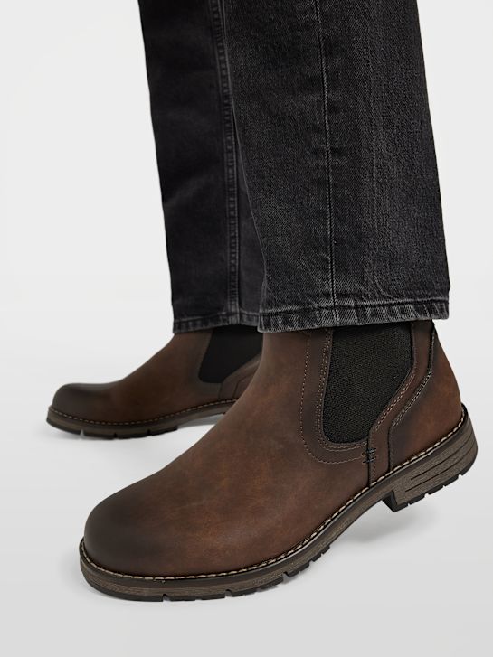 AM SHOE Chelsea Boots Braun 2050 5