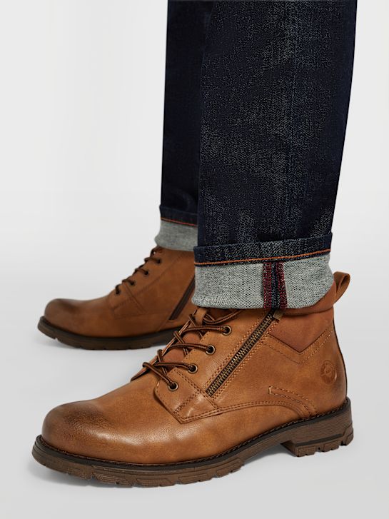 AM SHOE Ghete cu șireturi Maro 4812 5