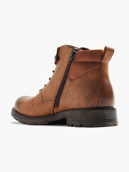 AM SHOE Šnurovacia obuv Hnedá 4812 3