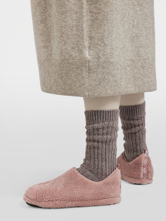 Casa mia Zapatillas de casa cerradas Rosa 13014 5