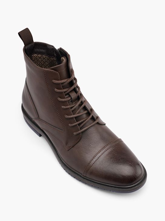 AM SHOE Botki sznurowane Brązowy 10672 2
