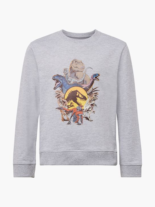 Jurassic World Longsleeve Grau 3928 2