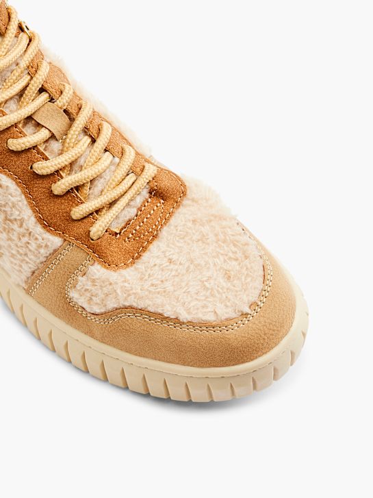 OXMOX Pantofi mid cut Bej 1328 2