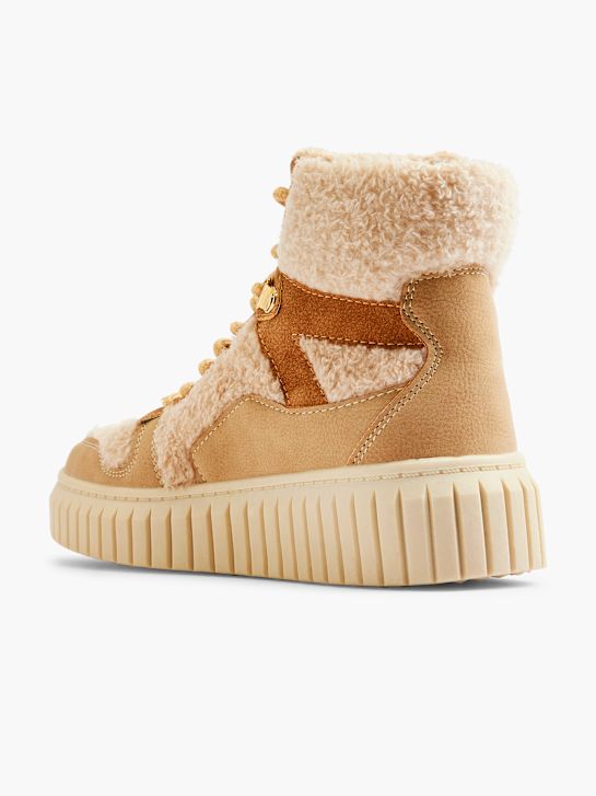 OXMOX Hoher Sneaker Beige 1328 3