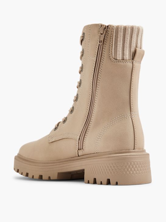 Graceland Bota con cordones Beige 3003 3