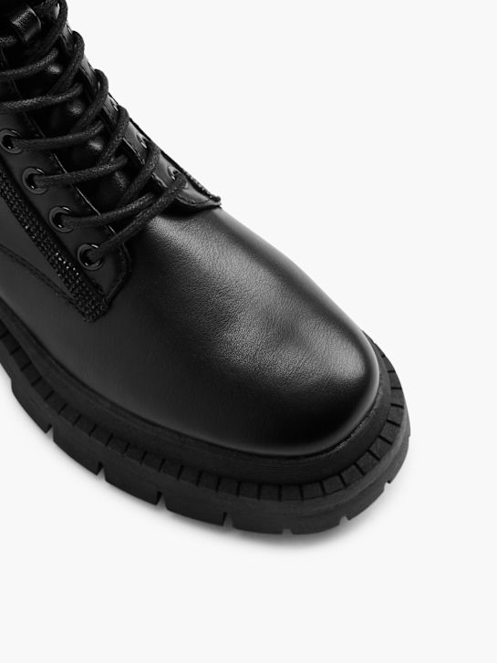 Catwalk Schnürboots Schwarz 6666 2