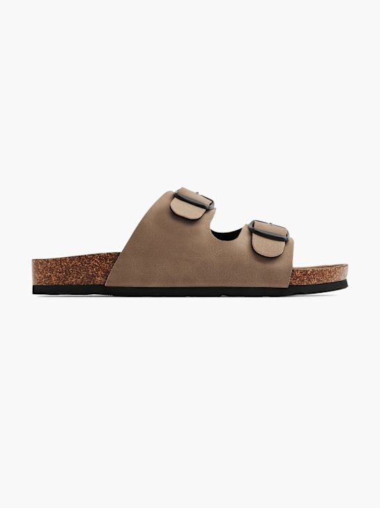 Björndal Tieffuß Pantolette Taupe 39529 1