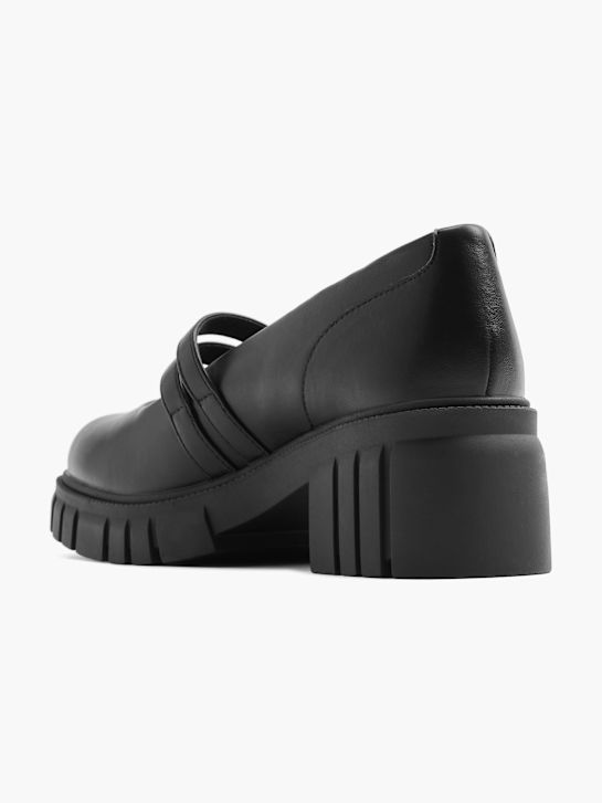 Catwalk Loaferi Negru 10451 3