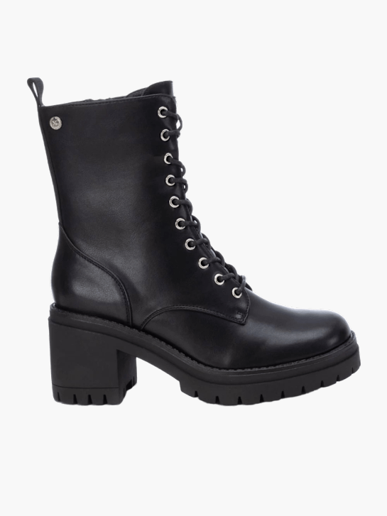 Xti Botins com cordões Preto 20244 1