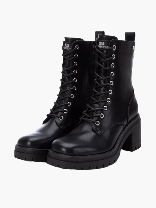 Xti Botins com cordões Preto 20244 3