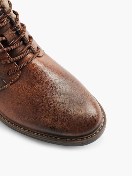 AM SHOE Botki sznurowane Brązowy 27886 2