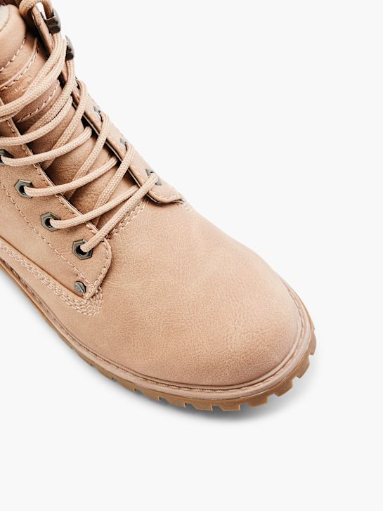 TOM TAILOR Bottes à lacets Beige 3022 2