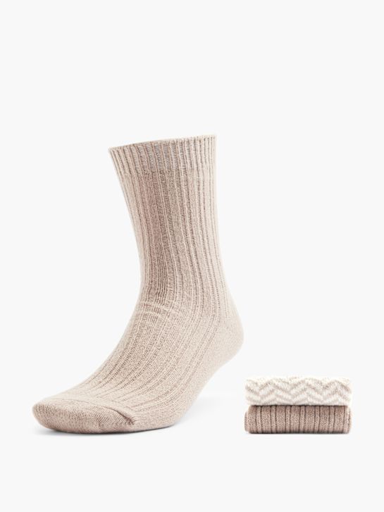 Cosy Nature Socken Taupe 32675 1