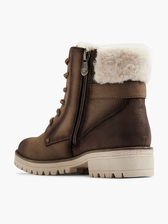 TOM TAILOR Snørestøvle Taupe 2133 3