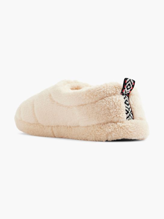 Casa mia Plüsch-Hausschuh Beige 15089 3