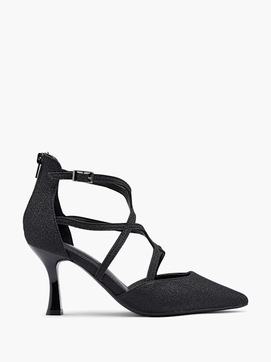 Catwalk Décolleté con fibbia Nero 23091 1