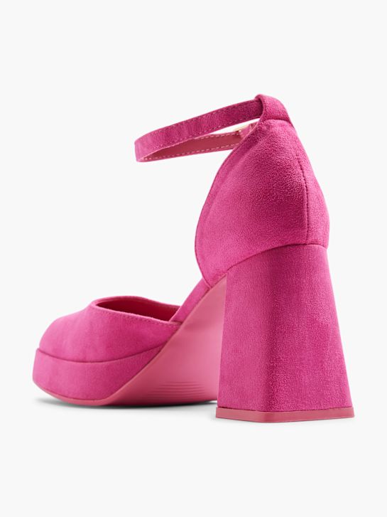 Claudia Ghizzani Pump med spænde Fuchsia 3035 3