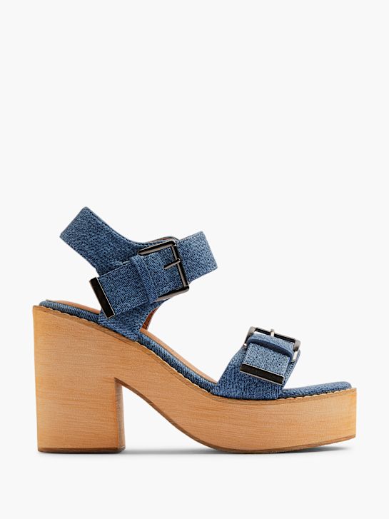Claudia Ghizzani Højhælet sandal Blå 3978 1