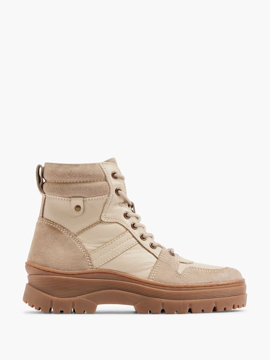 Claudia Ghizzani Snørestøvle Beige 3979 1