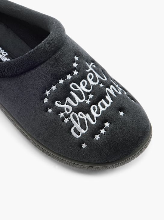 Casa mia Zapatillas de casa cerradas Negro 18185 2