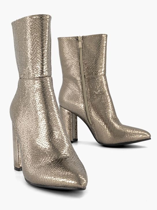 OXMOX Botine clasice Auriu 3043 5
