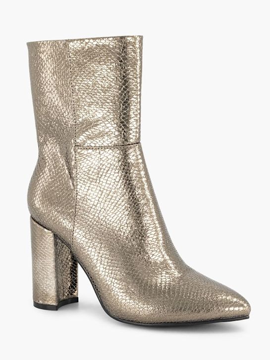 OXMOX Botine clasice Auriu 3043 6
