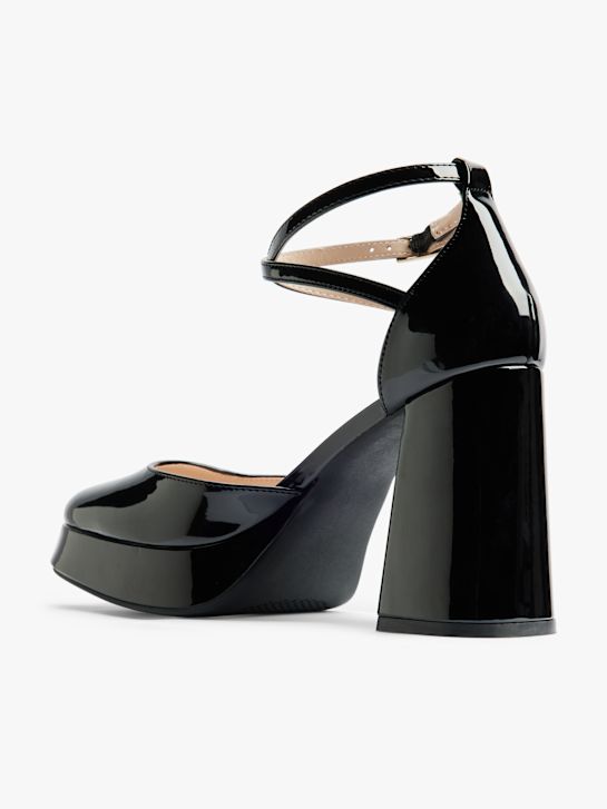 Catwalk Lodičky s remienkom Čierna 14856 3