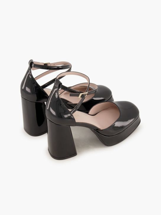 Catwalk Lodičky s remienkom Čierna 14856 5