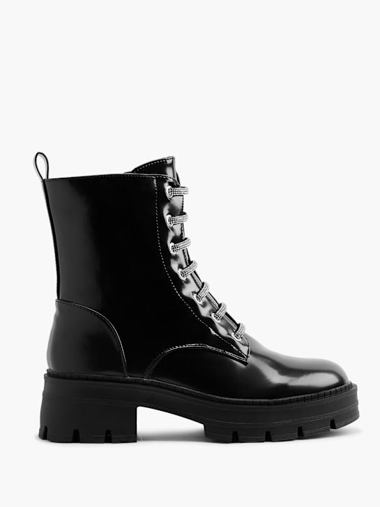 Catwalk Stivale allacciato Nero 25742 1
