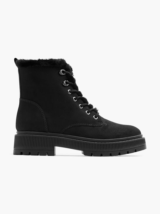 Catwalk Schnürboots Schwarz 8593 1