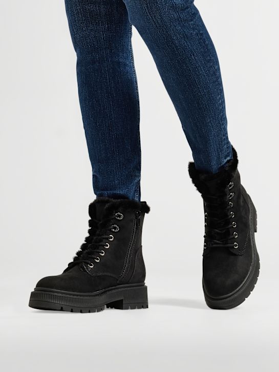 Catwalk Schnürboots Schwarz 8593 5