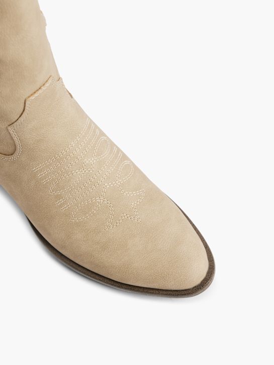 Catwalk Cowboy Boots Beige 28073 2