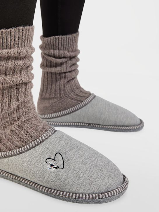 Casa mia Chaussons Gris 18124 5