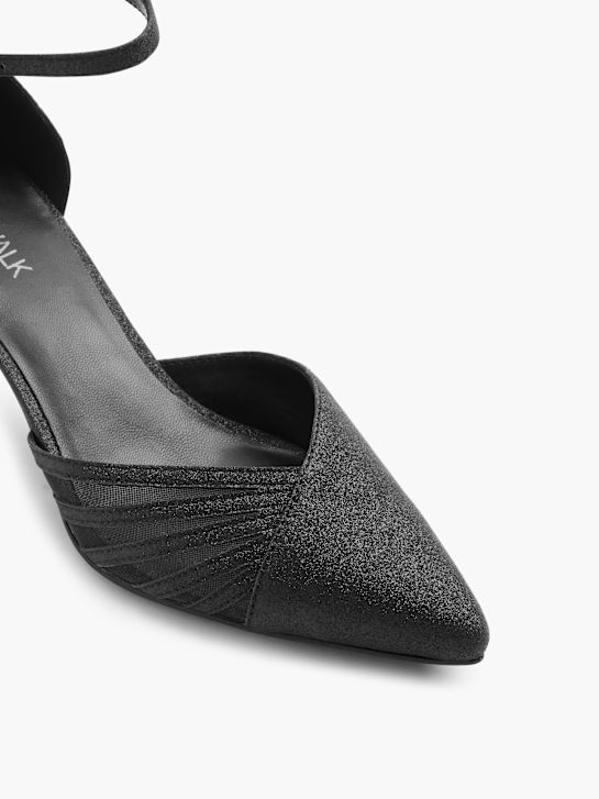 Catwalk Tacones con hebilla Negro 17233 2