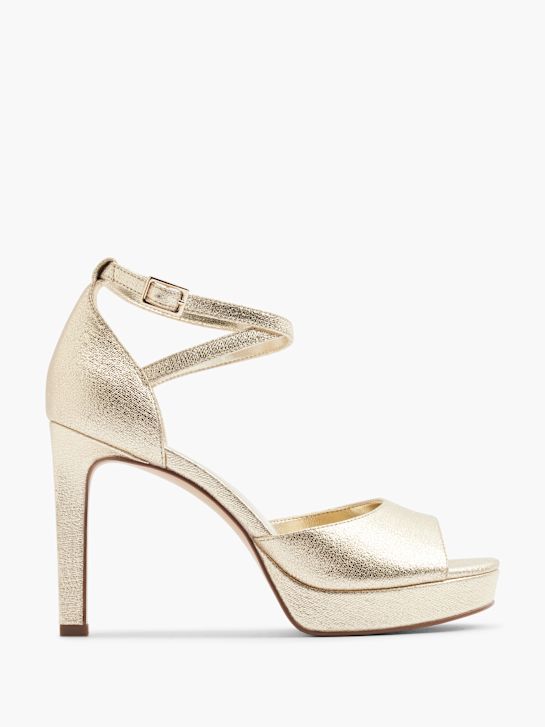Catwalk Sandale cu toc Auriu 18297 1