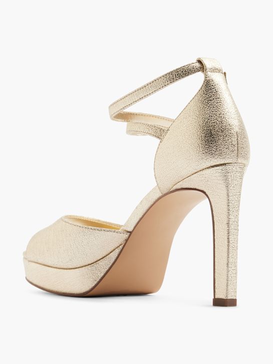 Catwalk Sandale cu toc Auriu 18297 3