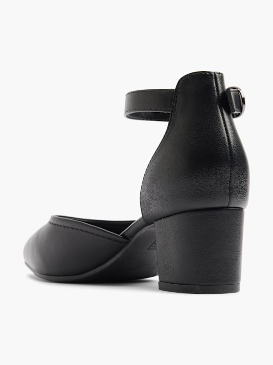 Easy Street Sapato de salto com fivela Preto 17537 3