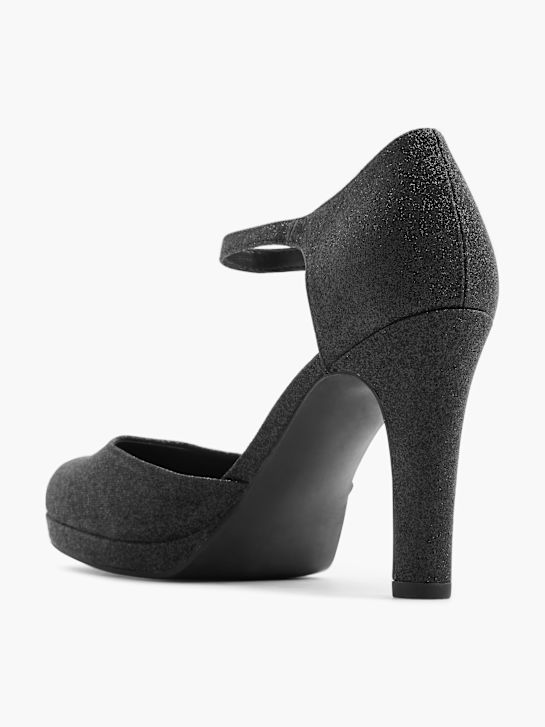Catwalk Tacones con hebilla Negro 18322 3