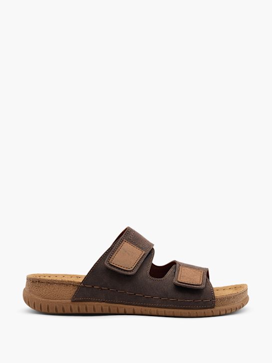 Björndal Chinelo com palmilha alta Castanho 11082 1