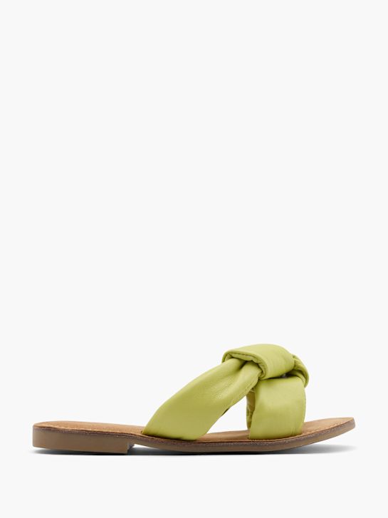 Claudia Ghizzani Flache Pantolette Gelb 11029 1