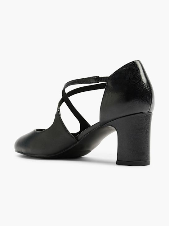 5th Avenue Spangenpumps Schwarz 11348 3