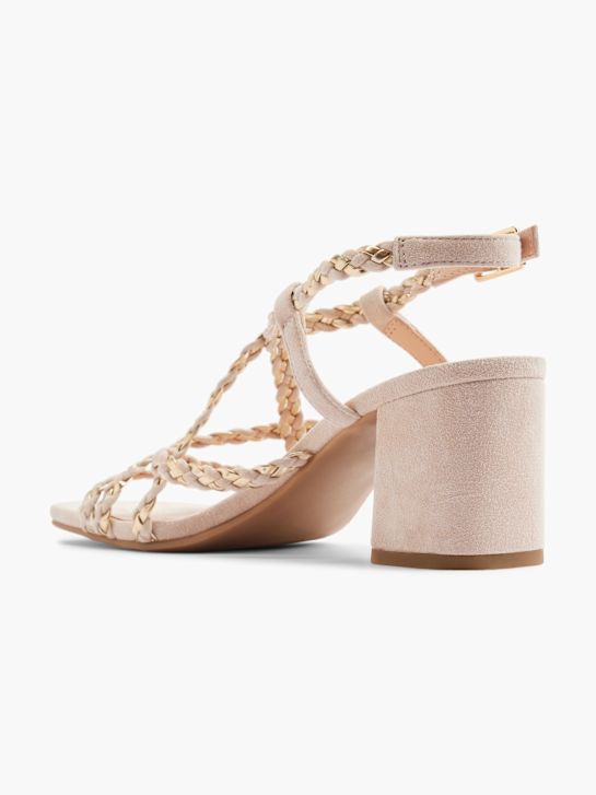 5th Avenue Højhælet sandal Beige 26298 3