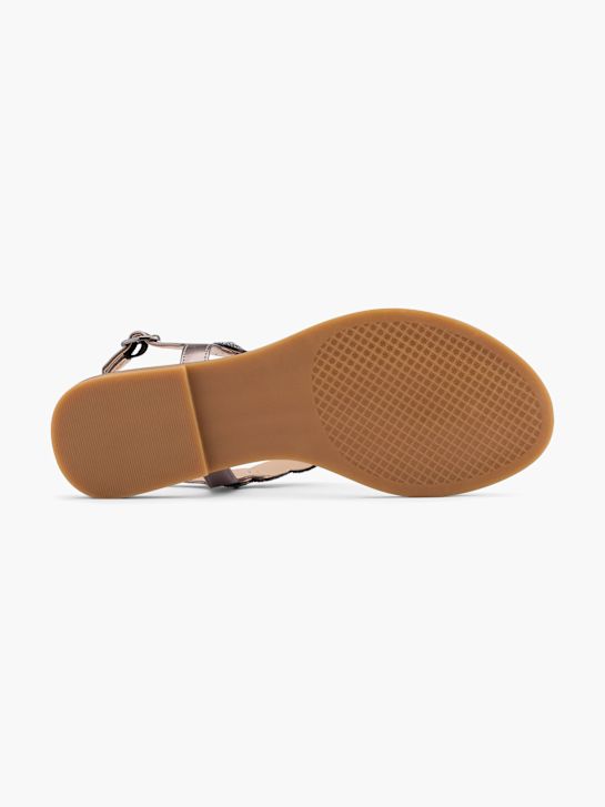 Graceland Sandały japonki Czarny 12945 4