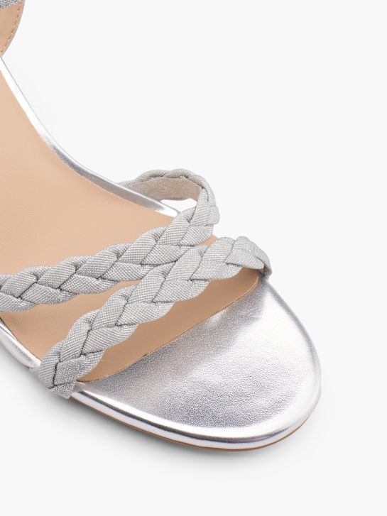 Catwalk Magassarkú szandál ezüst 12998 2