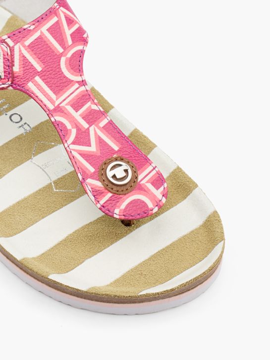 TOM TAILOR Lábujjközi papucs pink 11909 2
