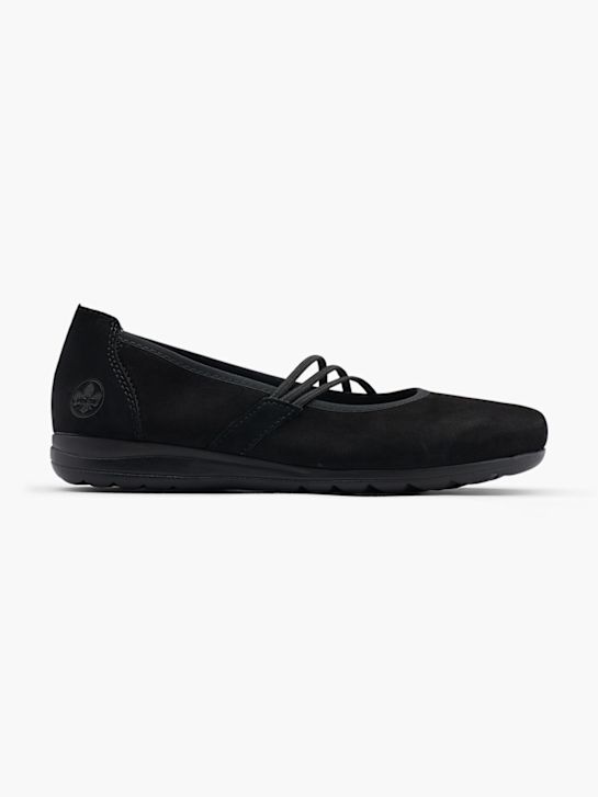 Rieker Balerina fekete 12392 1